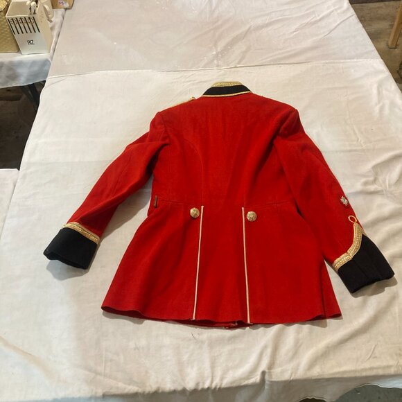 Vtg Canadian military college red mess army mens  jacket sz small - Picture 7 of 8